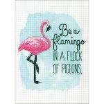 (image for) Mini Be A Flamingo Counted Cross Stitch Kit